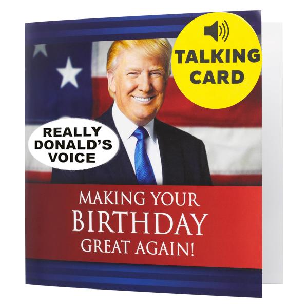 Talking Trump Birthday Card   Wishes You A Happy B...
