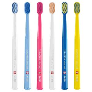 Ultra soft toothbrush  6 brushes  Curaprox Ultra Soft 5460. Softe　並行輸入｜import-tabaido