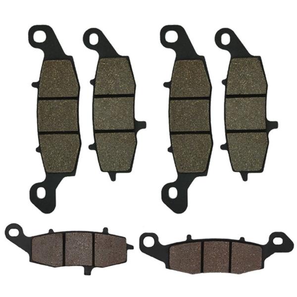 Cyleto Front and Rear Brake Pads for Kawasaki VN16...