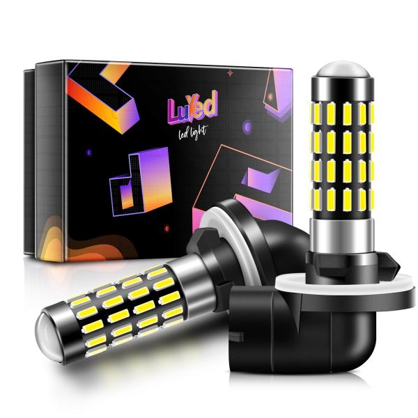 【並行輸入品】LUYED 2 X 1000ルーメン スーパーブライト 4014 51 EX チップセ...