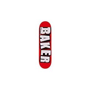 【並行輸入品】Baker Brand ロゴスケートボードデッキ ホワイト 8.1インチ Baker Brand Logo Skateboard