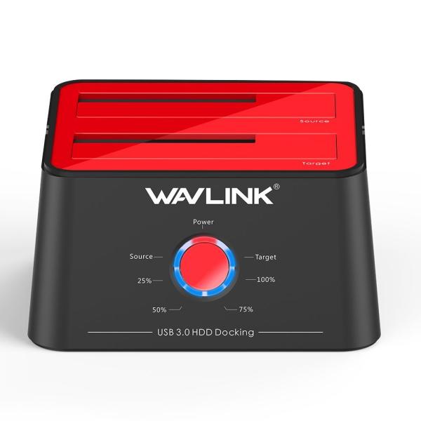 WAVLINK USB 3.0   SATA（5Gbps）2.5インチ/ 3.5インチHDD用デュア...