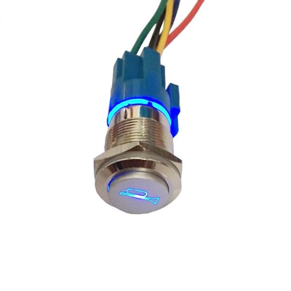 【並行輸入品】ESUPPORT 12V 車 自動 赤 LEDライトモーメンタリー スピーカー ホーン...