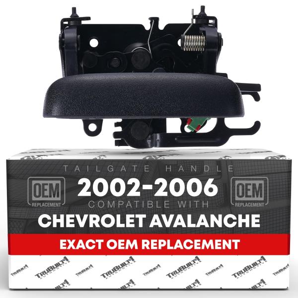 【並行輸入品】T1A テールゲートハンドル 交換用 シボレー2002 2006 シボレー・アバランチ...