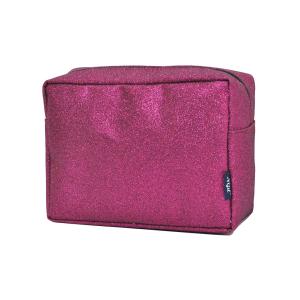 Hot Pink Glitter NGIL Large Cosmetic travel Pouch 並行輸入品｜import-tabaido