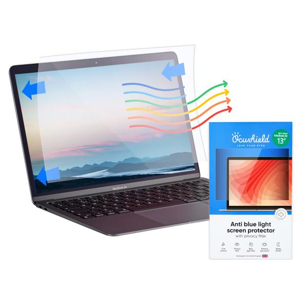 Ocushield Macbook Air 13インチ用   ブルーライトカット スクリーンプロテク...