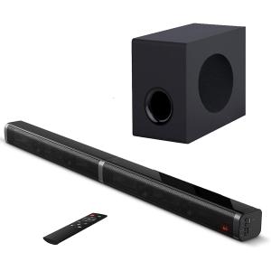 SAMTRONIC Sound Bar  TV Sound Bar with Wired Subwoofer  80W 2.1CH｜import-tabaido