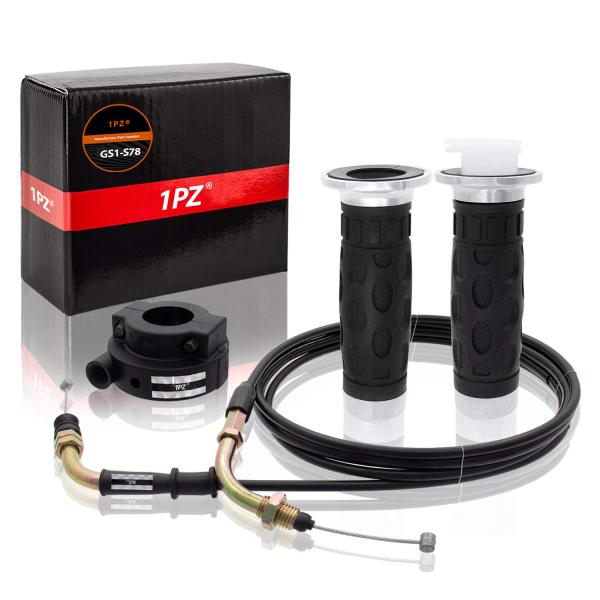 【並行輸入品】1PZ GS1 S78 ユニバーサルスロットルツイストグリップセット 78インチスクー...