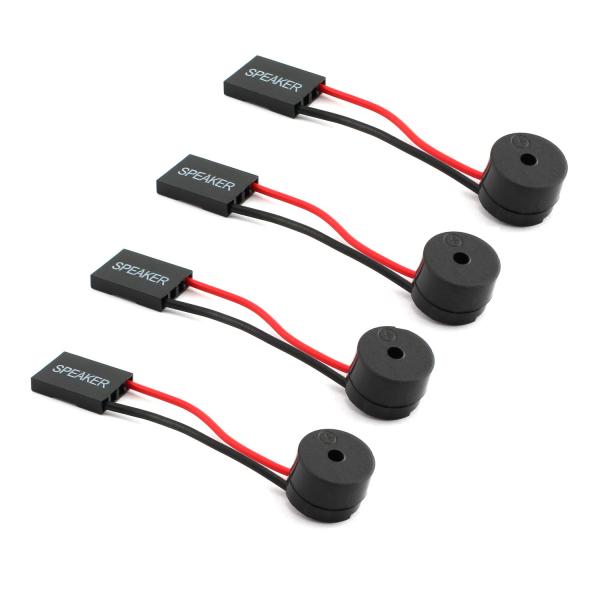 Maxmoral 4pcs Mini Plug Buzzer for PC Internal BIO...