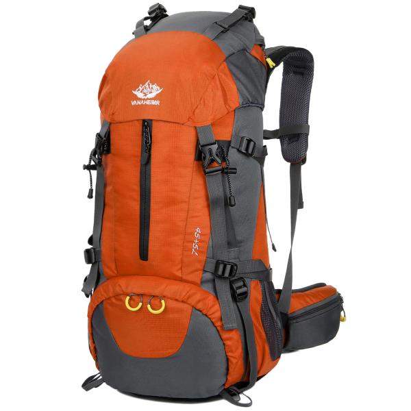 【並行輸入品】Esup ハイキングバックパック 50L 多目的キャンプバックパック レインカバー付き...
