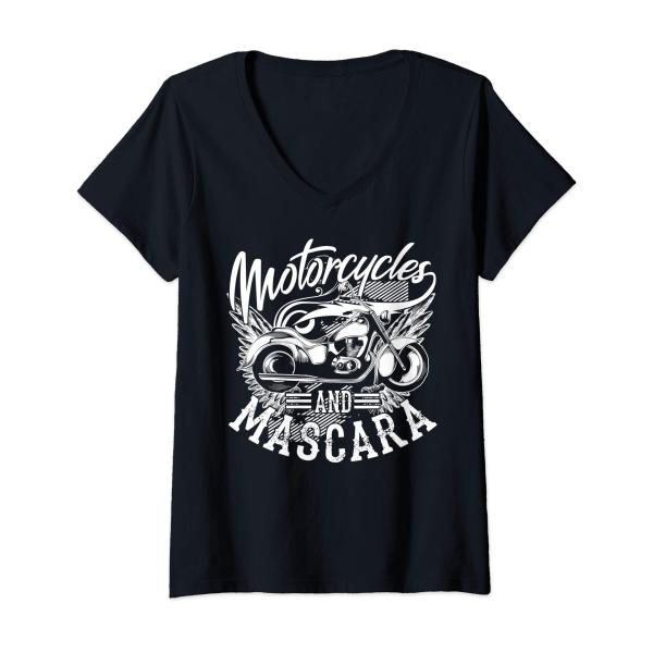 【並行輸入品】Womens Motorcycles And Mascara Art | Cute M...
