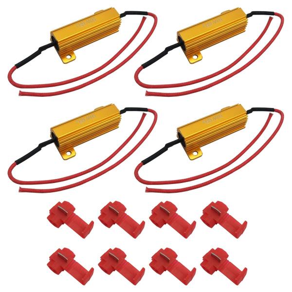 【並行輸入品】LivTee 4個入り 50W 6ohm 負荷抵抗   LED電球を固定 高速 ハイパ...