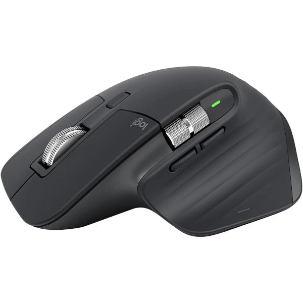 Logitech MX Master 3S Mouse Right-Hand RF Wireless...
