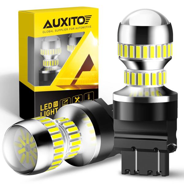 【並行輸入品】AUXITO LED 3157 3156 LED電球 T25 54SMD White ...