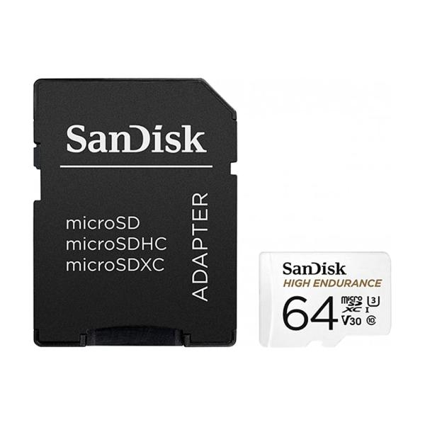 SanDisk 64GB High Endurance UHS I microSDXC Memory...