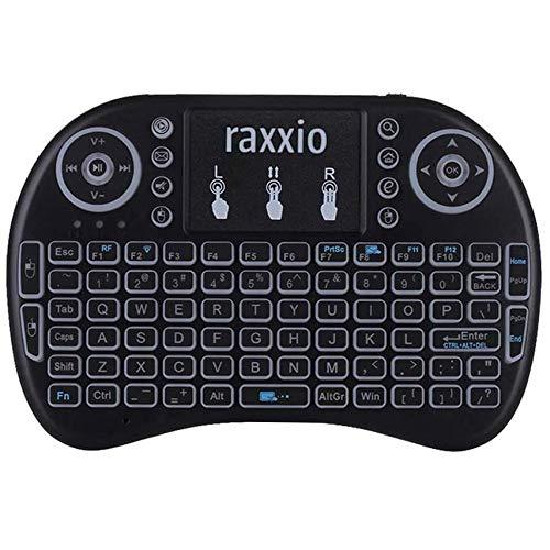 RAXXIO i8 Wireless Mini Keyboard with Touchpad Mou...