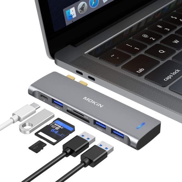 MacBook Pro用USB Cアダプター　並行輸入品