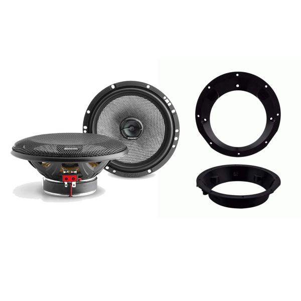 【並行輸入品】Focal 165AC 6.5インチスピーカー Harley 1998 2013 バッ...