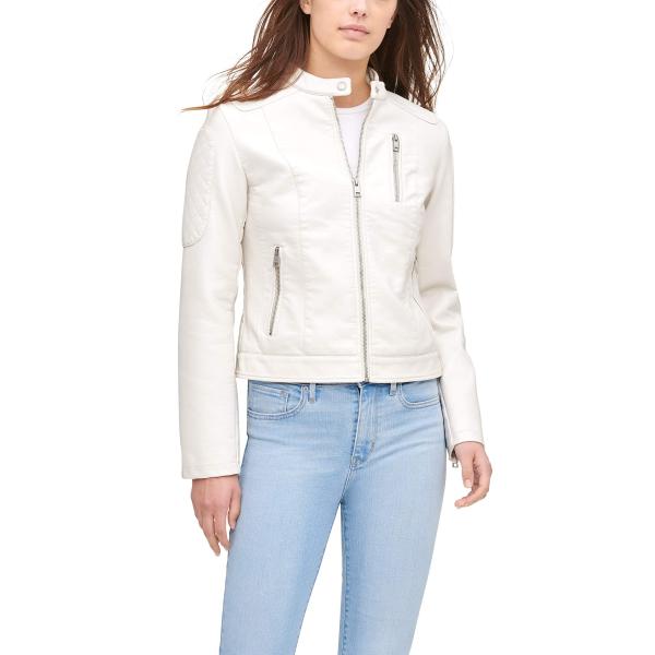 【並行輸入品】Levi's レディース フェイクレザー モトクロス レーサー ジャケット (スタンダ...