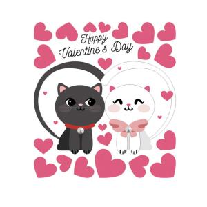 Amosfun Happy Valentines Day Decal Valentines Day Wall Stickers  並行輸入品