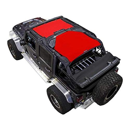 【並行輸入品】SPIDERWEBSHADE Jeep Wrangler対応 2ピース フロントとリア...