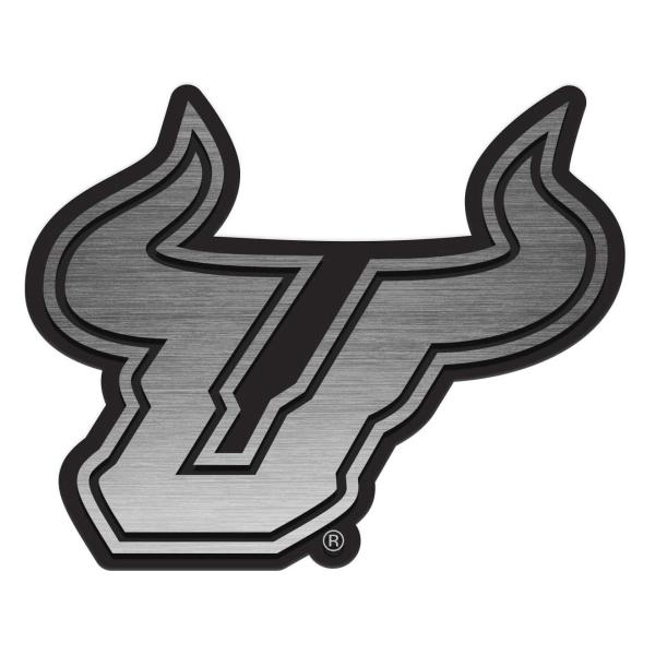 【並行輸入品】サウスフロリダ大学 USF ブルズ アンティークニッケル 自動車エンブレム 3.75 ...