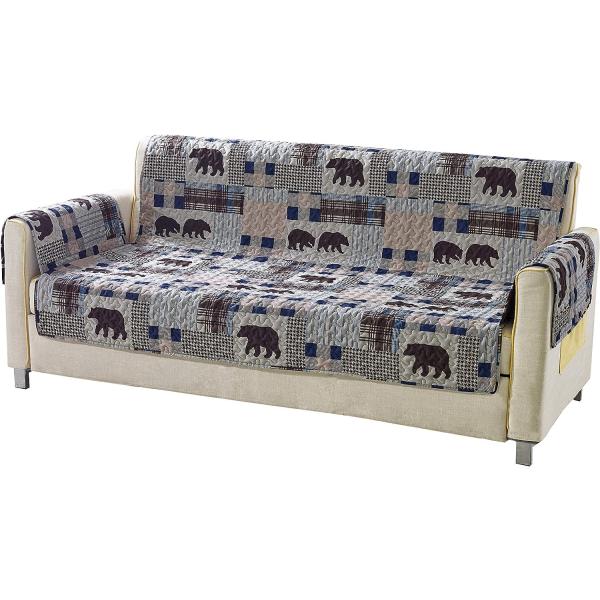 【並行輸入品】Rustic Modern Farmhouse Cabin Lodge Quilted...