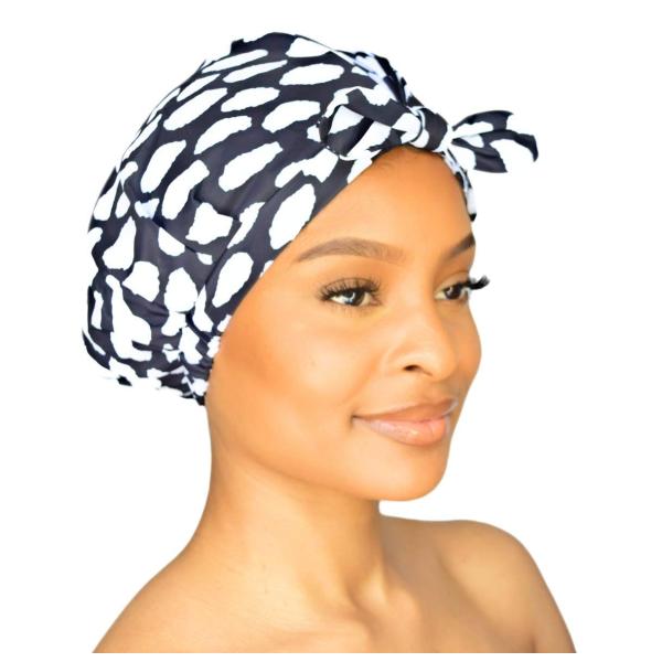 【並行輸入品】GRACE &amp; COMPANY Luxury Shower Cap For Women...