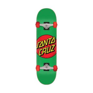 【並行輸入品】SANTA CRUZ クラシックドットミッド Sk8 コンプリート、グリーン 7.8インチ x 31インチ SANTA CRUZ