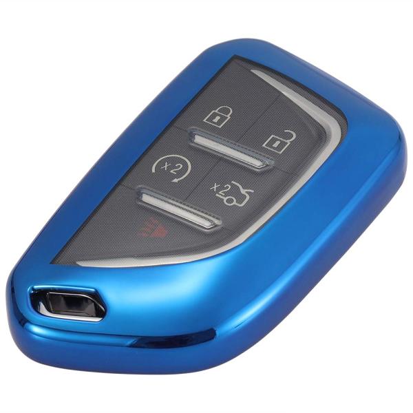 【並行輸入品】Lcyam Key Fob Cover Metallic TPU Protection...