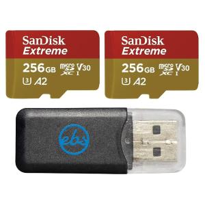 SanDisk Extreme (UHS 1 U3 / V30) A2 256GB MicroSD (2 Pack) Memory 並行輸入品