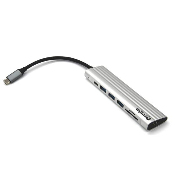 USB C Hub, MacBook Pro Adapter Type C HUB, 6 in 1 ...