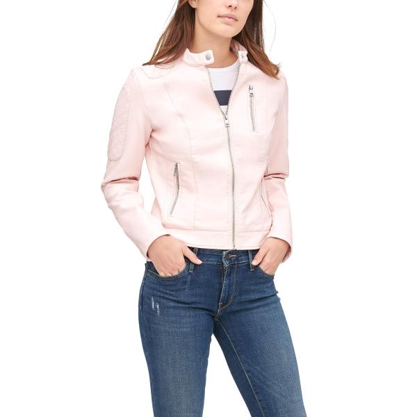 【並行輸入品】Levi's レディース フェイクレザー モトクロス レーサー ジャケット (スタンダ...