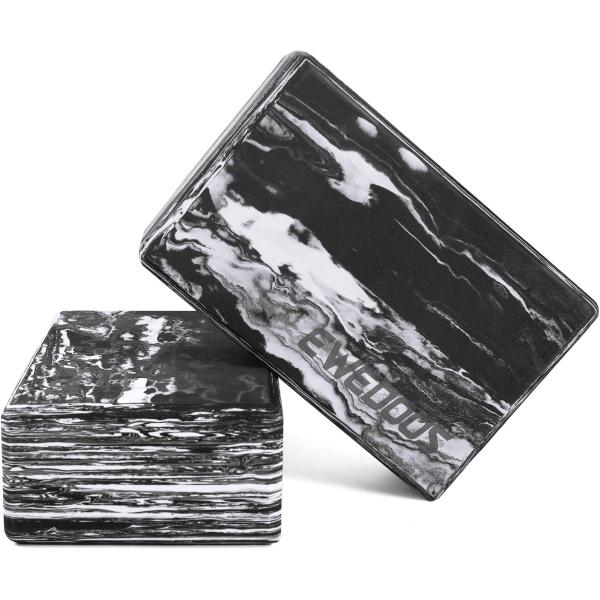 【並行輸入品】Ewedoos ヨガブロック 2パック エコフレンドリー ヨガブロック 高密度ノンスリ...