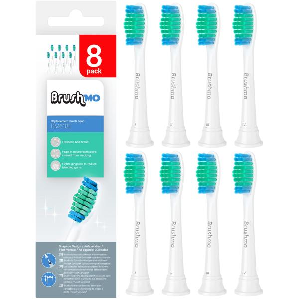 Brushmo HX6013/HX6015 Replacement Toothbrush Heads...