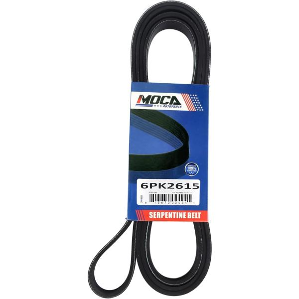 【並行輸入品】MOCA 6PK2615 EPDM Serpentine Belt for 07-08...