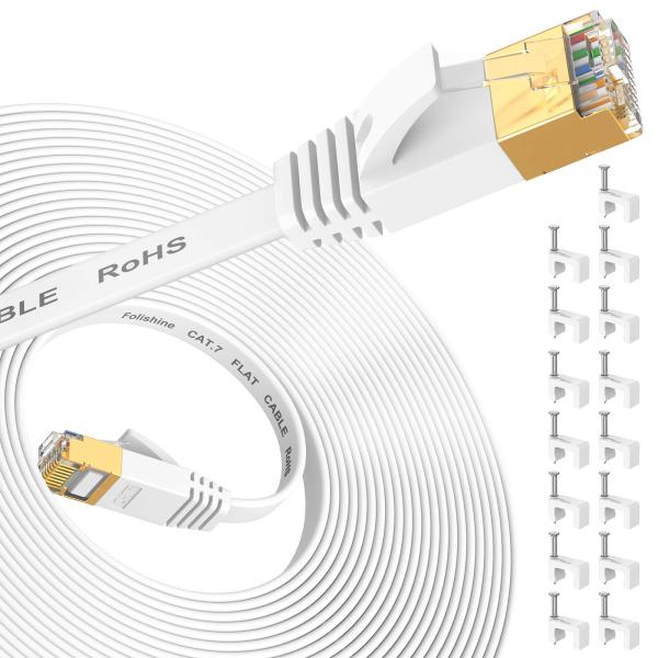 Cat 7 Ethernet Cable 30 ft, High Speed Internet Ne...