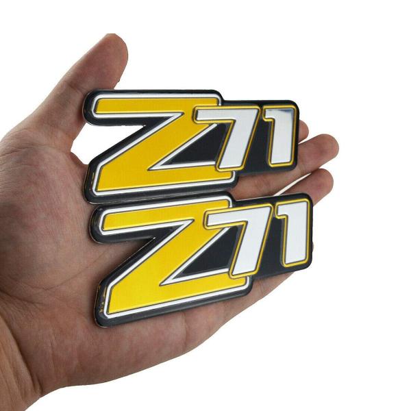 【並行輸入品】ペア Z71 エンブレム カスタム インストール パーツ リフトゲート サイド クォー...