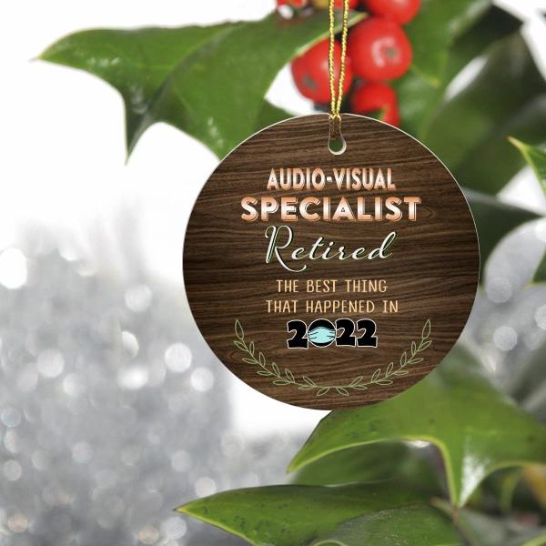 First Retired Christmas 2022 Ornament  Audio visua...