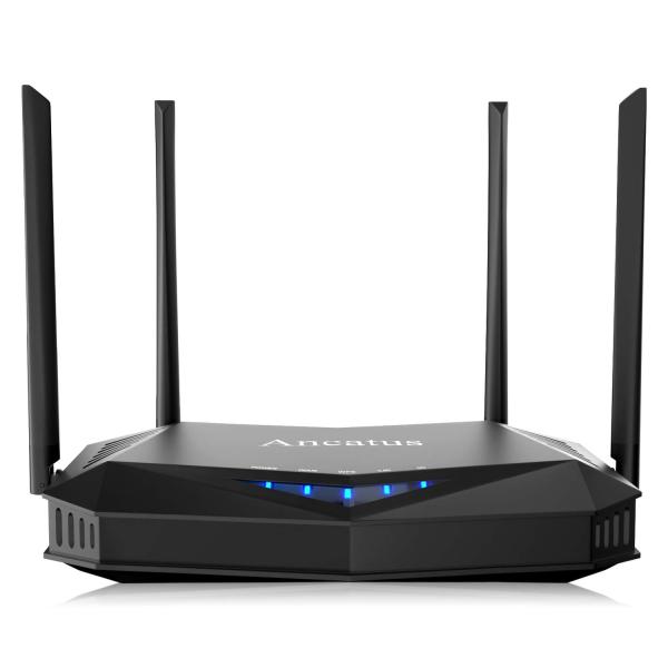 Ancatus WiFi 6 Router AX1800, 1.8Gbps Speed, Gigab...