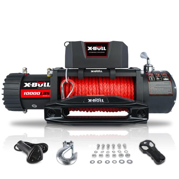 【並行輸入品】X BULL Winch 10000 lb. Load Capacity Electr...