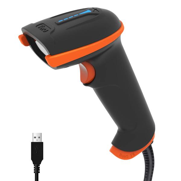 Tera Upgraded USB 1D 2D QR Barcode Scanner Wired, ...