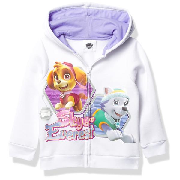 【並行輸入品】Paw Patrol Girls' Graphic Zip up Hoodie, Wh...