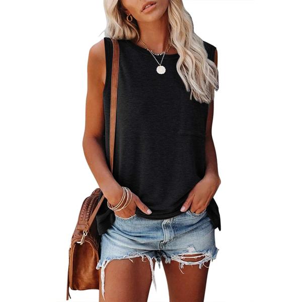 【並行輸入品】MIROL Women's Sleeveless Tank Tops Basic Lo...