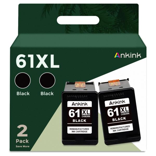Ankink リサイクルインクカートリッジ HP 61XL 61 XL 適合機種: Envy 450...