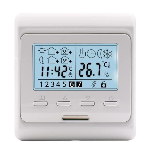 Baomain 5 2 Day Programmable Thermostat LCD Digita...