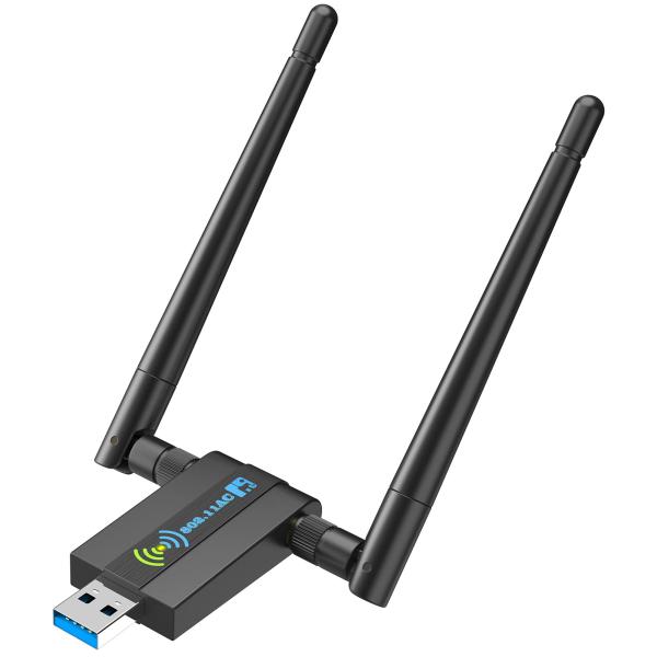 Wireless USB WiFi Adapter for PC: 1300Mbps WiFi US...