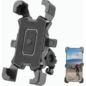 【並行輸入品】バイク オートバイ 携帯電話マウント&ホルダー - ハンドルバーマウント 360°回転 マウンテンロード 耐衝撃 iPhone X　並行