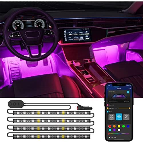 【並行輸入品】Govee Interior Car Lights with Smart APP Co...