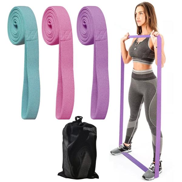 【並行輸入品】Daifferchoi Long Resistance Bands,Fabric Ex...